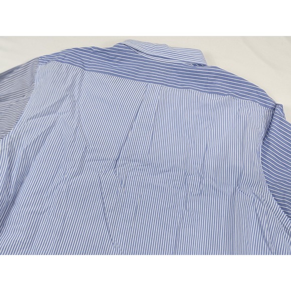 Ralph Lauren Shirt Men XXL Seersucker RL Untucked Fit Button Down Mixed Stripe - Picture 10 of 10